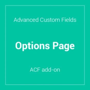 Advanced Custom Fields Options Page 2.1.0