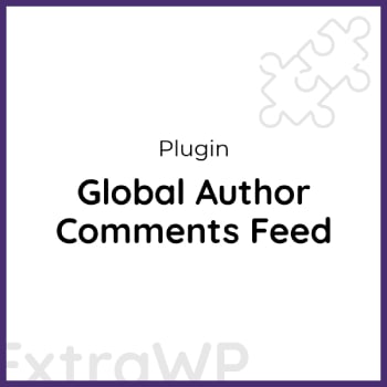 Global Author Comments Feed