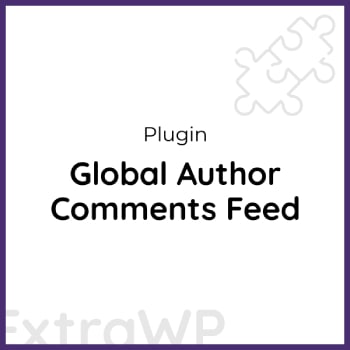 Global Author Comments Feed