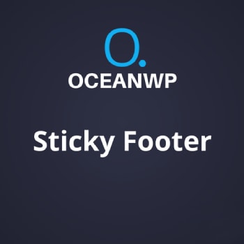 Ocean Sticky Footer