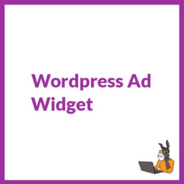 WordPress Ad Widget