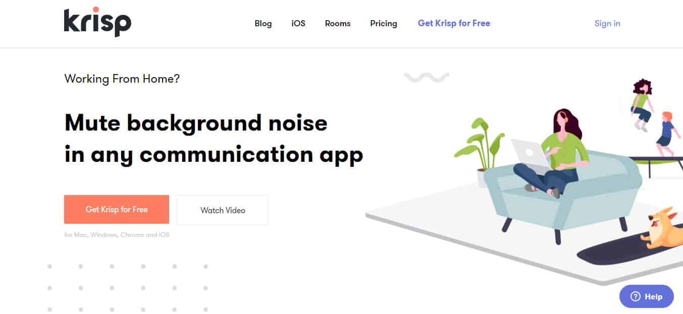 krisp screen